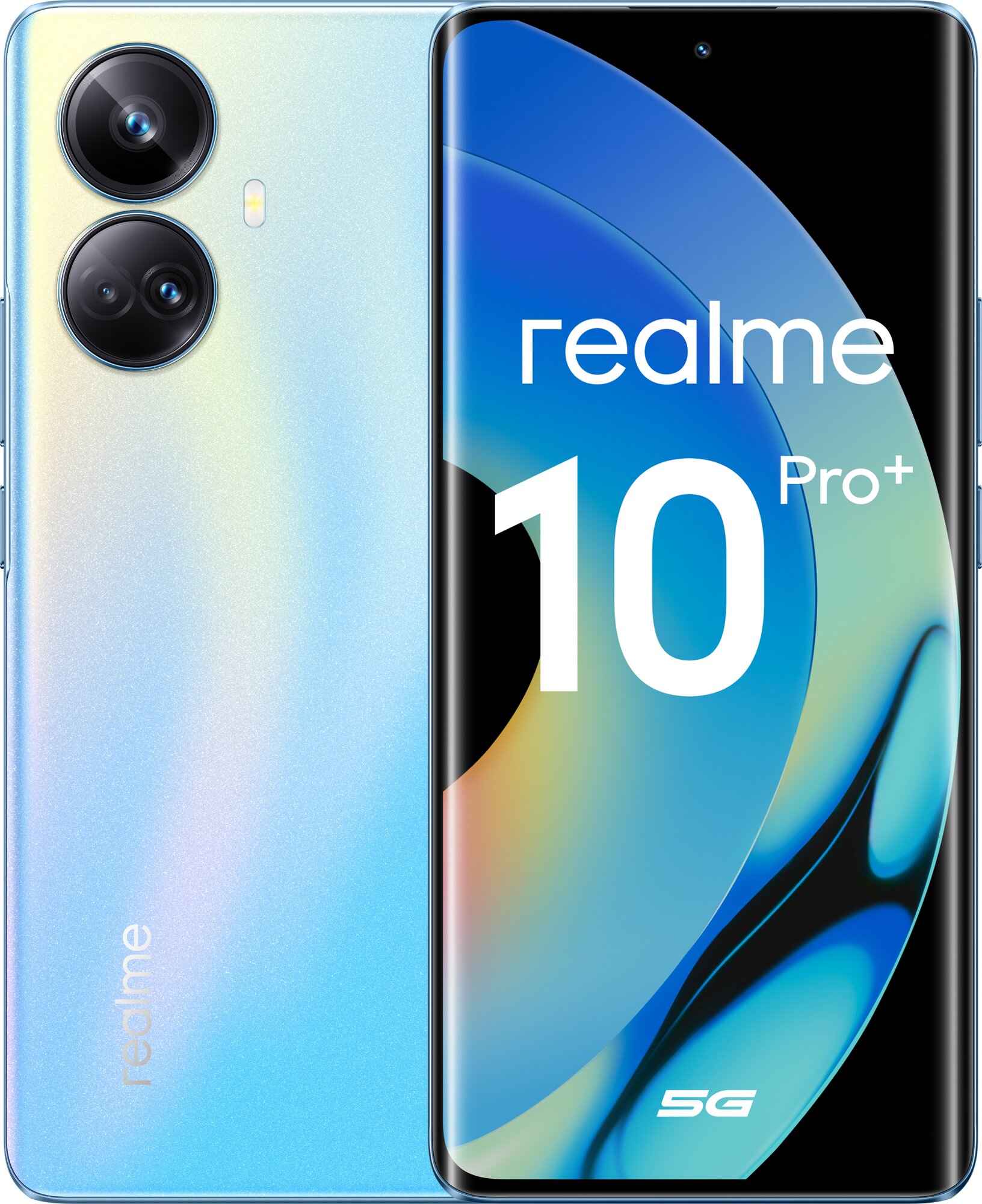 Смартфон realme 10 Pro+ 5G 8/128 ГБ Global, Dual nano SIM, голубой