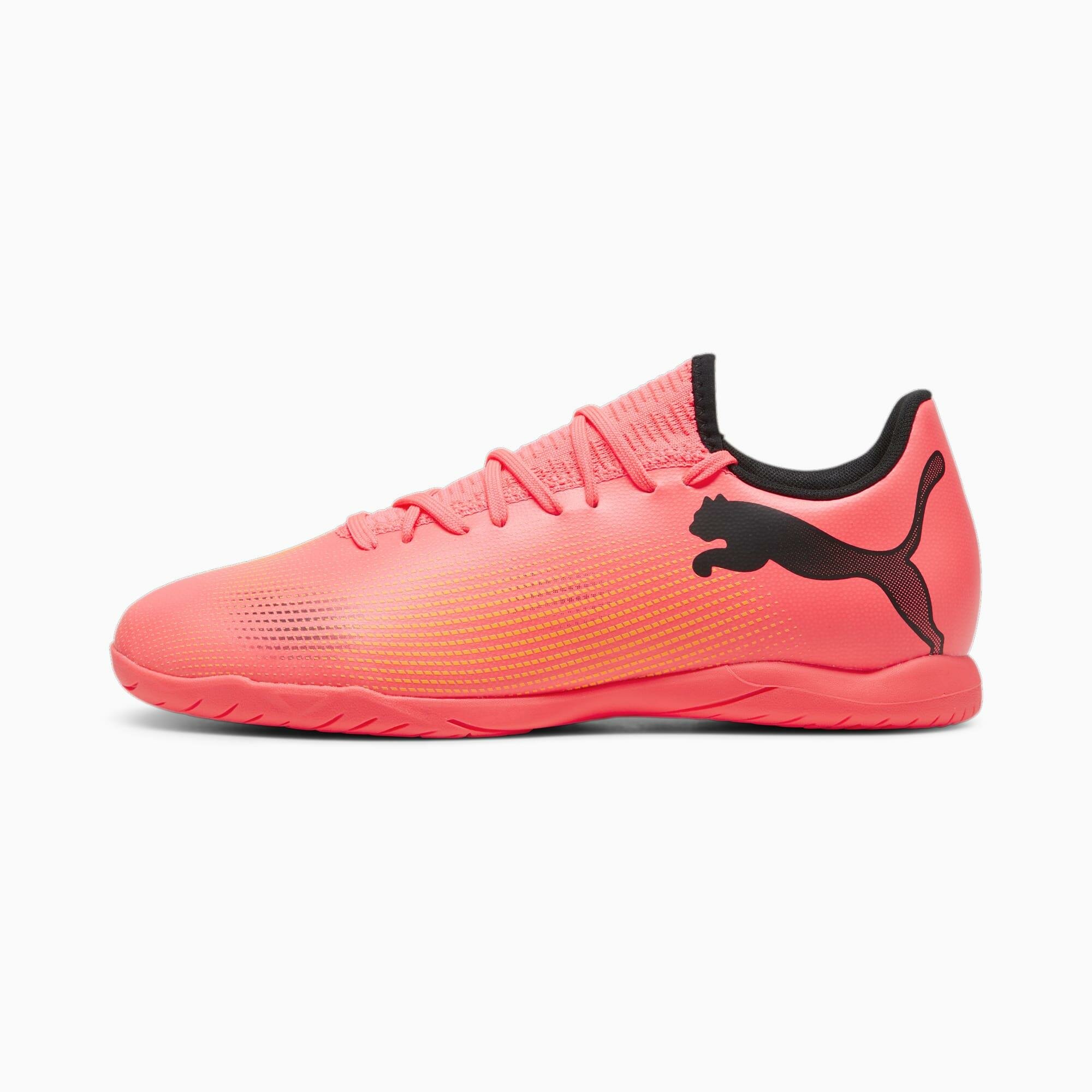 Бутсы PUMA FUTURE 7 PLAY IT Youth, размер 44, Sunset Glow-PUMA Black-Sun Stream
