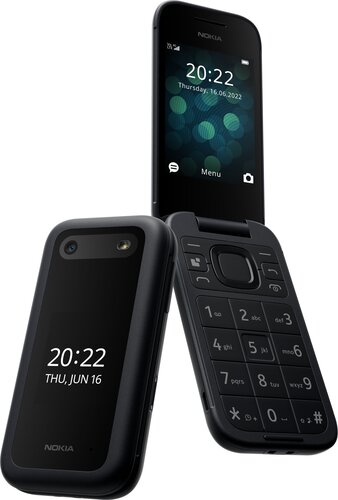 Телефон Nokia 2660, 2 SIM, черный — купить в интернет-магазине на ...