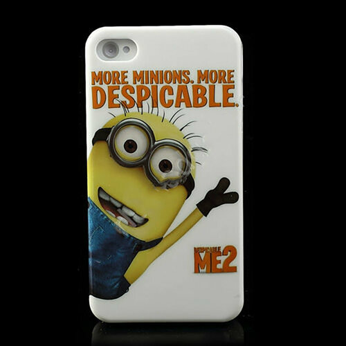 Пластиковый чехол для iPhone 4/4s (Гадкий Я 2-Despicable)