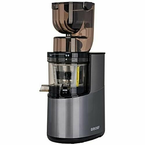 Соковыжималка BioChef Altas Whole Slow Juicer Pro сверхмощный мотор легкое приготовление сока из овощей и фруктов заправочный канал размера XXL предметы серебристого цвета которые можно мыть в посудомоечной машине 8188500₽