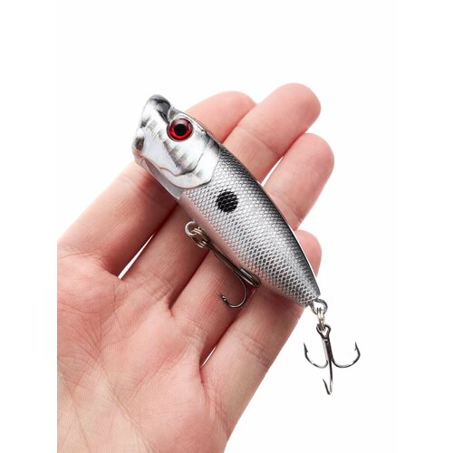 Поппер для рыбалки плавающий незацепляйка 11 г, 6,5 см