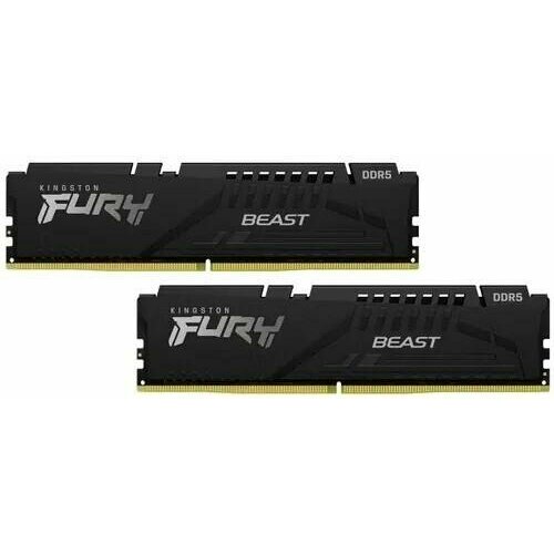 Оперативная память 64Gb DDR5 5200MHz Kingston Fury Beast (2x32Gb KIT) (KF552C36BBEK2-64)