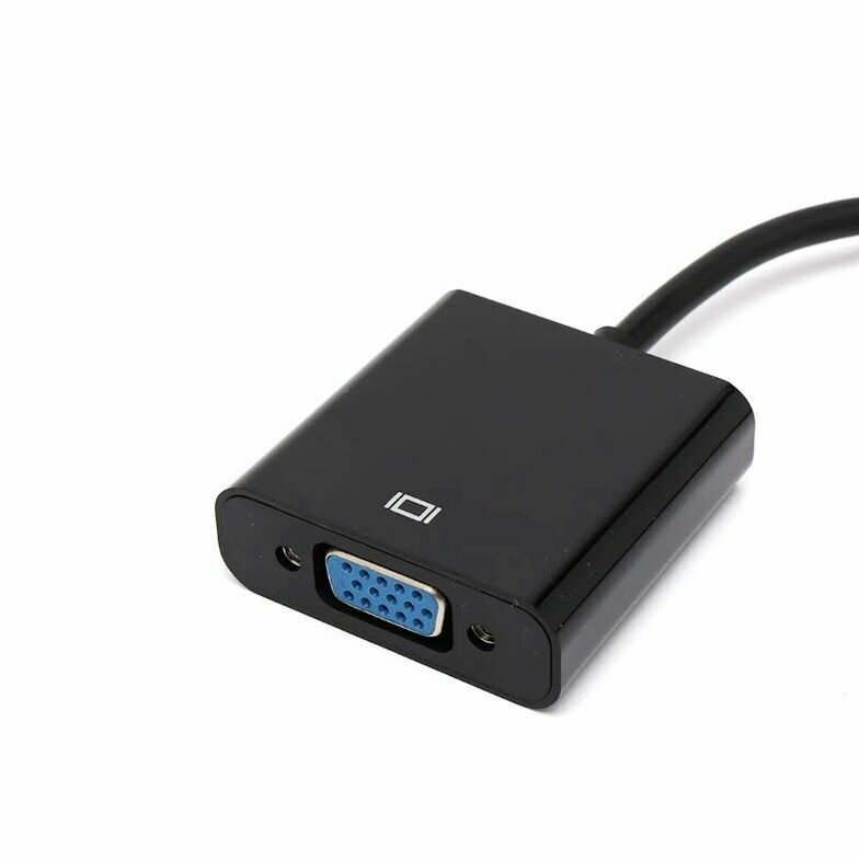 Конвертер из HDMI VGA адаптер переходник для монитора, проектора, видеокарты, HDMI на VGA — фото 1