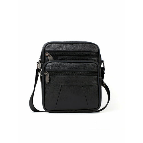 Сумка барсетка IBRICO фактура зернистая чeрный 998₽