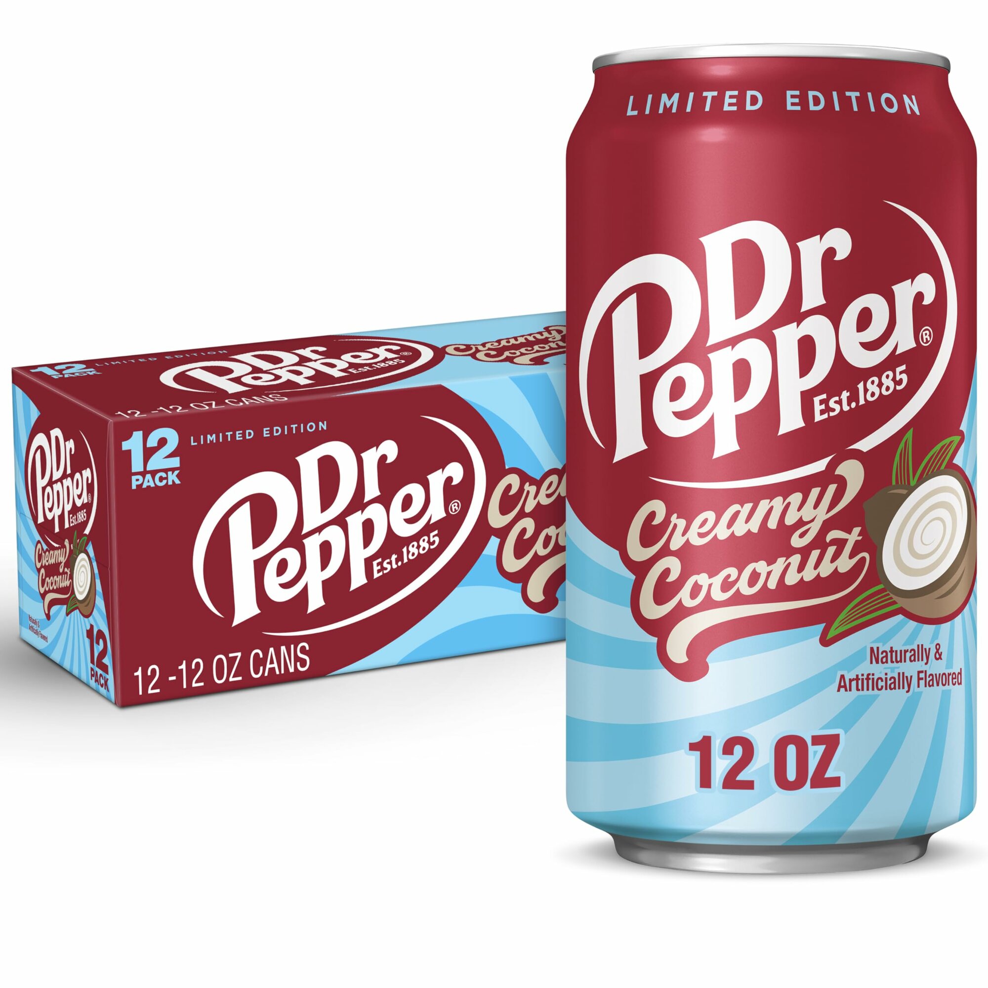 "Dr Pepper Creamy Coconut" - 12 штук