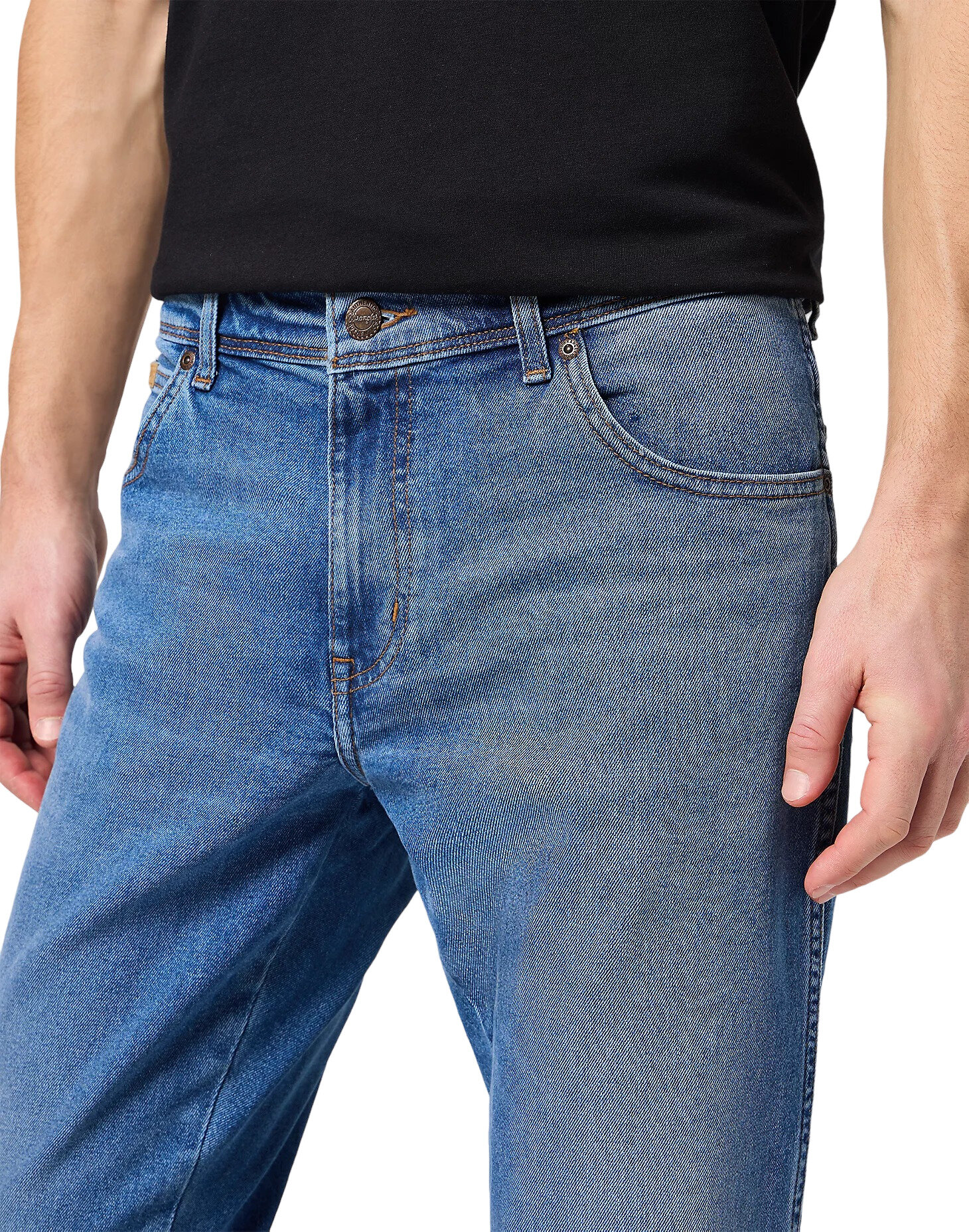 Джинсы зауженные Wrangler Men Texas Slim Jeans — купить в интернет ...