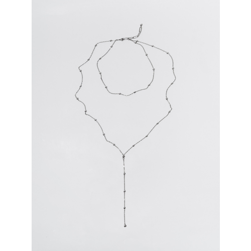 Колье РЕСУРС длина 72 см серебристый 2347₽