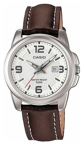 Наручные часы CASIO, серебристый/коричневый