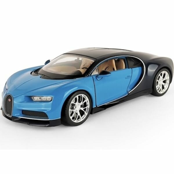 Машинка Welly металлическая модель автомобиля Bugatti Chiron Бугатти Широн 1/24