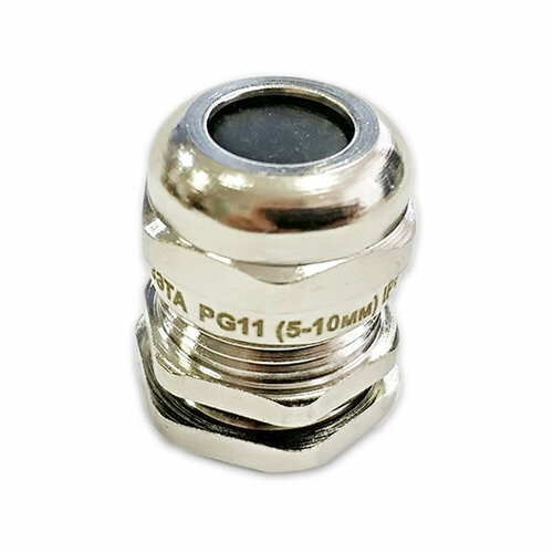 Кабельный ввод PG 11 латунный УТ1, 5 IP68 (d кабеля 5-10 мм) гофроматик {zeta30145}