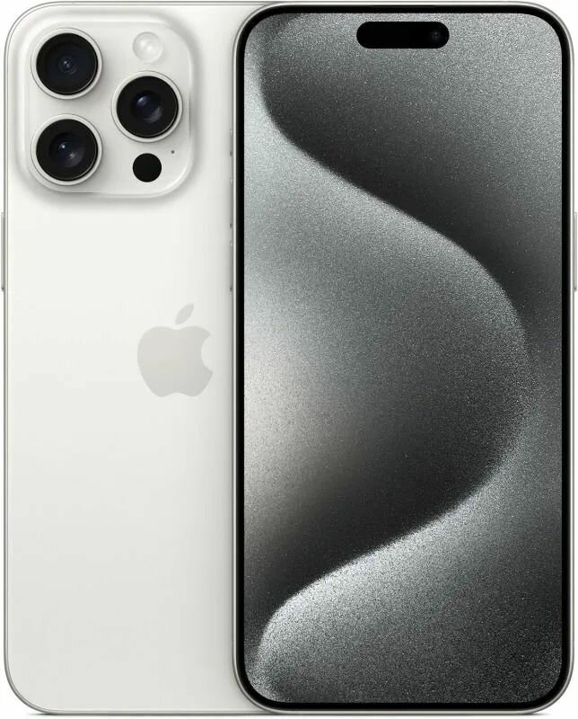 Смартфон Apple iPhone 15 Pro 128Gb White Titanium (SIM+eSIM)