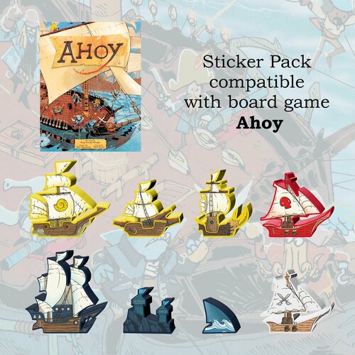 Стикерпак для настольной игры Ahoy (Ахой)