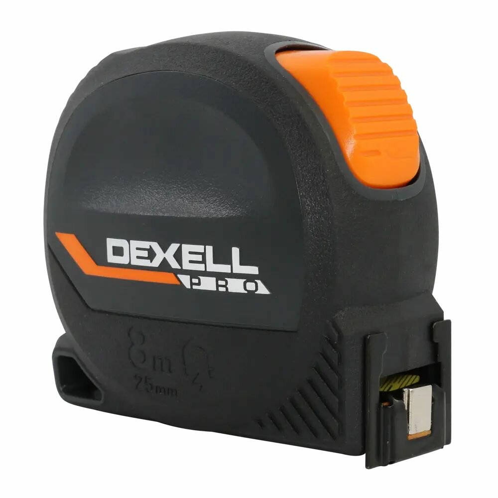 Рулетка 8 м x 25 мм магнитный наконечник автоблокировка