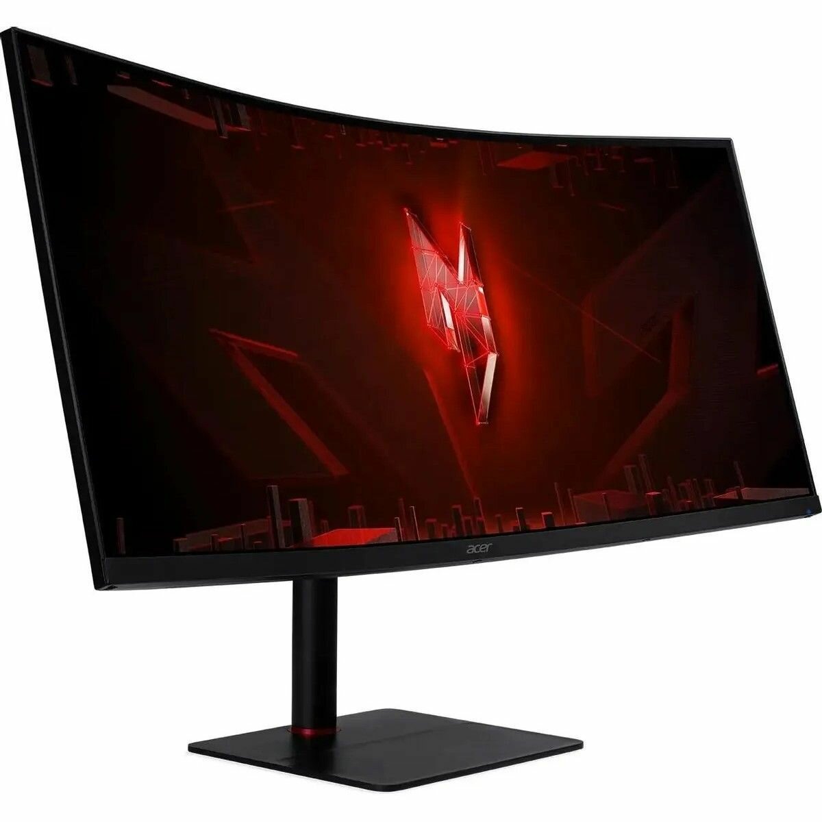 Монитор 34" Acer UM.CX5EE.301 black, 3440x1440, 1/0,5ms, 300cd, 180Hz, 21:9, Curved 1000R, HDMI, DP, Type-C, 2*USB 2.0, USB-B, SPK - фото №2
