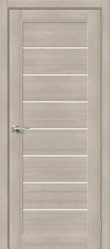 Изображение товара Межкомнатная Дверь с Экошпоном Bravo Браво-22 Cappuccino Melinga / Magic Fog 600x1900мм (Полотно 1шт) / Браво.