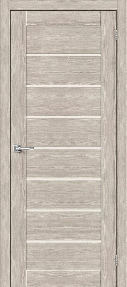 Межкомнатная Дверь с Экошпоном Bravo Браво-22 Cappuccino Melinga / Magic Fog 800x2000мм (Полотно 1шт) / Браво.