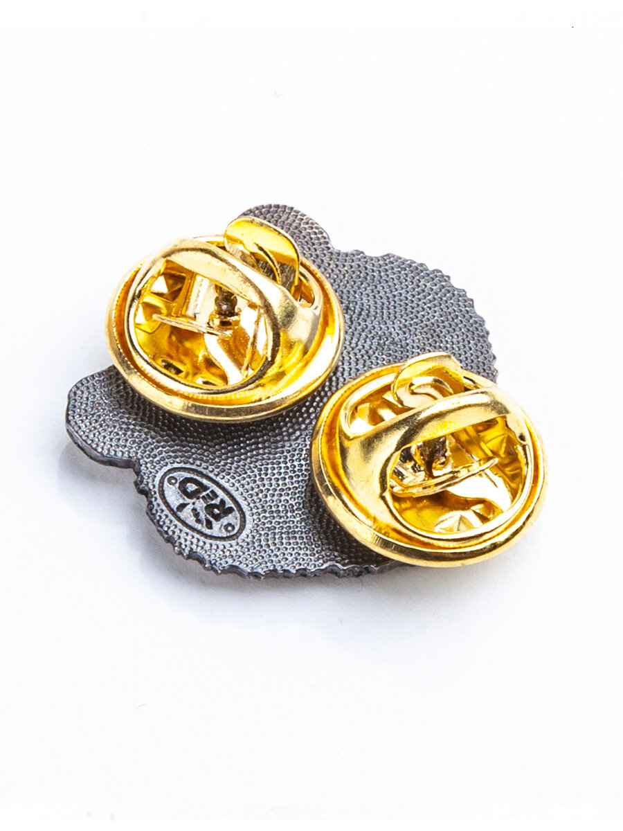 Значок ReD, 1 шт., серебряный — фото 1