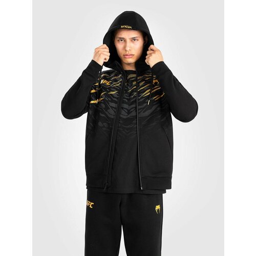 фото Толстовка спортивная venum, размер s, , black/gold