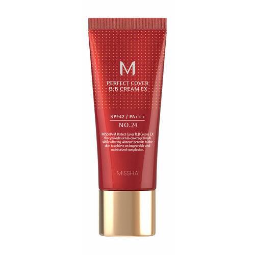 MISSHA M Perfect Cover BB Cream Тональный крем EX SPF 42PA 20 мл 24 Прохладный Натуральный 2138₽