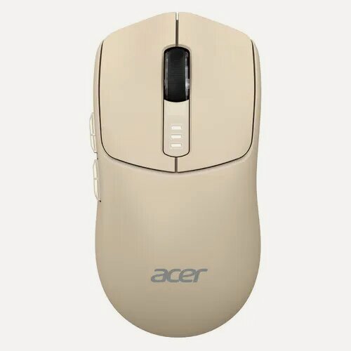 Изображение товара Мышь Acer OMR312, оптическая, беспроводная, USB, бежевый [zl. mcecc.037]
