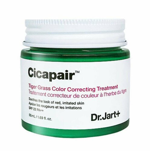 Dr Jart СС Крем для коррекции и выравнивания цвета лица Cicapair Tiger Grass Color Correcting Treatment SPF22 50 млl 2190₽