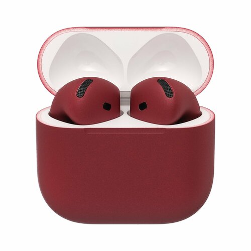 Беспроводные наушники Apple AirPods 4 4-го поколения USBC Type-C с активным шумоподавлением ANC custom бордовые 3099000₽