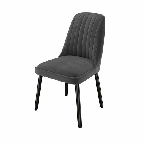 Стул мягкий SEDUM-2 тон черный темно-серый 14820₽