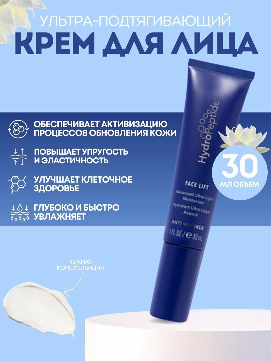 Крем HydroPeptide "Anti-Wrinkle", лифтинг-эффект, восстановление, 30мл