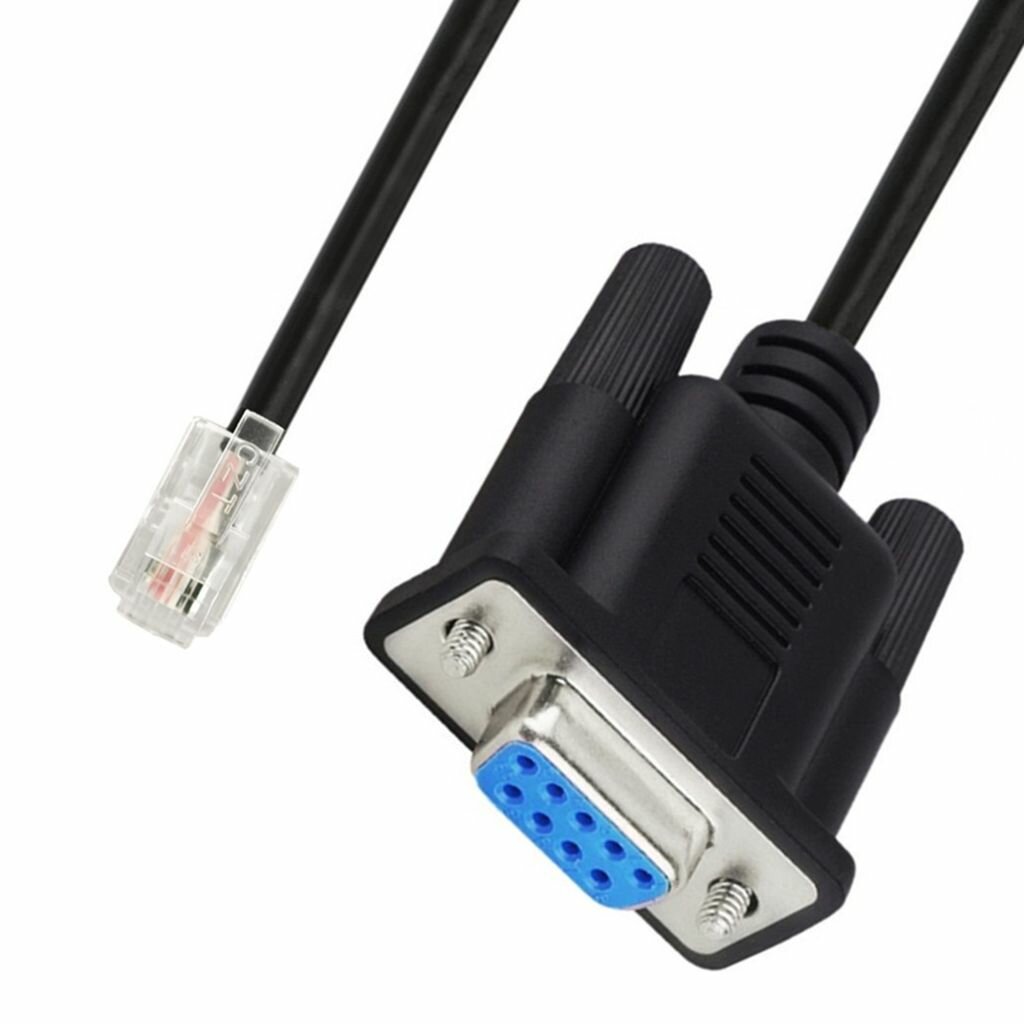 Кабель DB9 9-pin на RJ9 4P4C для маршрутизаторов и коммутаторов 180 см