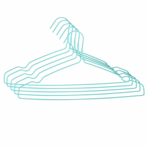 Набор вешалок Vetta металлических 5 шт цветное покрытие 40 см 274₽