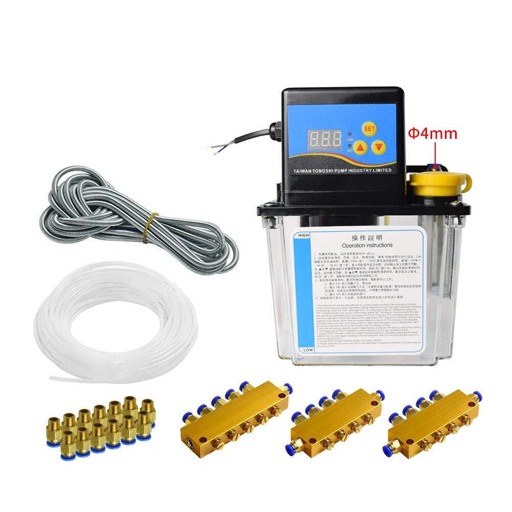 Автоматический масляный насос DRAGON DIAMOND 2 л 220В, 1L Kit 4mm