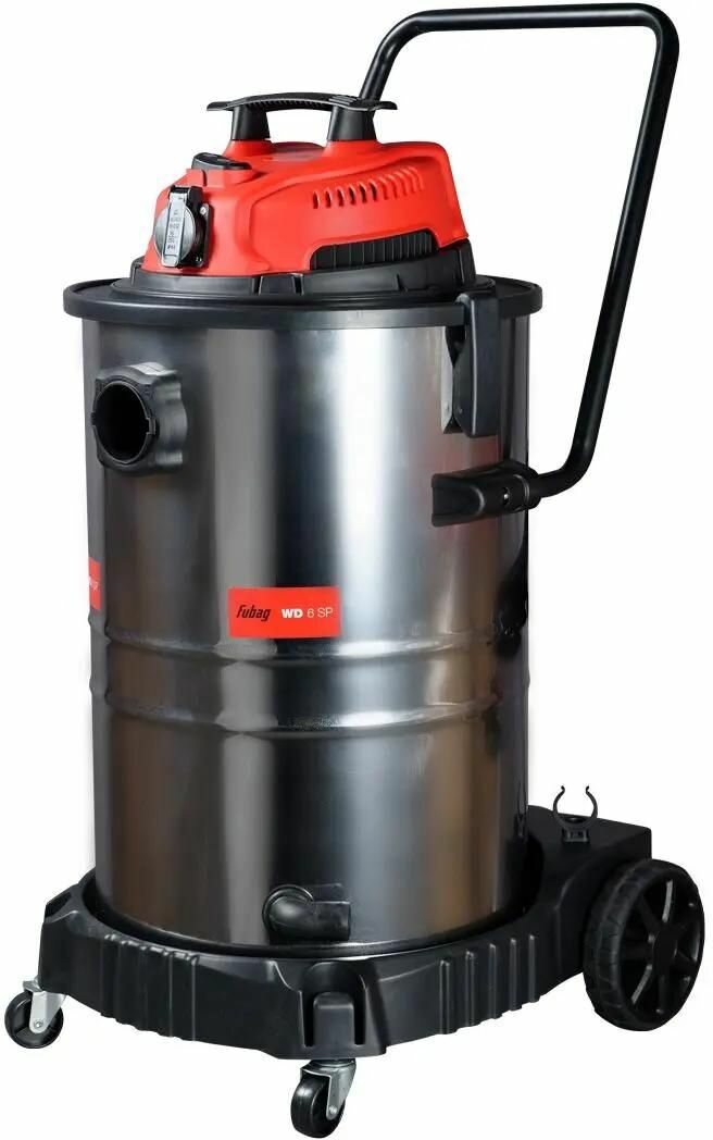 Строительный пылесос Fubag WD 6SP 1400Вт серебристый - фото №9