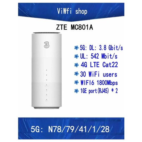 Zte MC801A 5G CPE роутер 19500₽