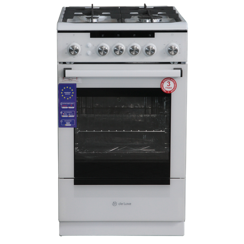 Плита газовая De Luxe 506040.23г(кр.) Ч/Р