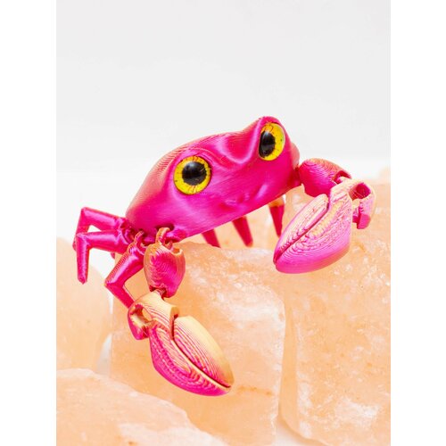 Краб антистресс с живыми глазами