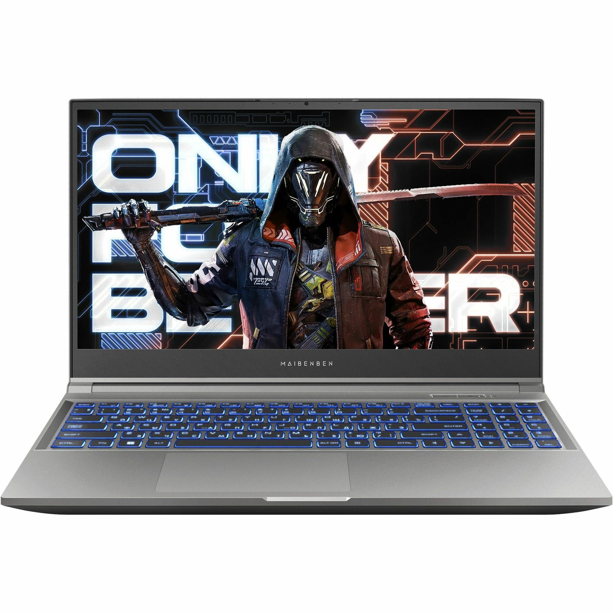 15.6" Игровой ноутбук Maibenben Typhoon X15A-R77435, AMD Ryzen 7 7435H (3.1 ГГц), RAM 16 ГБ, SSD 512 ГБ, NVIDIA GeForce RTX 3050 для ноутбуков (4 Гб), Linux, серый, X15A-R77435FFSLGRE0