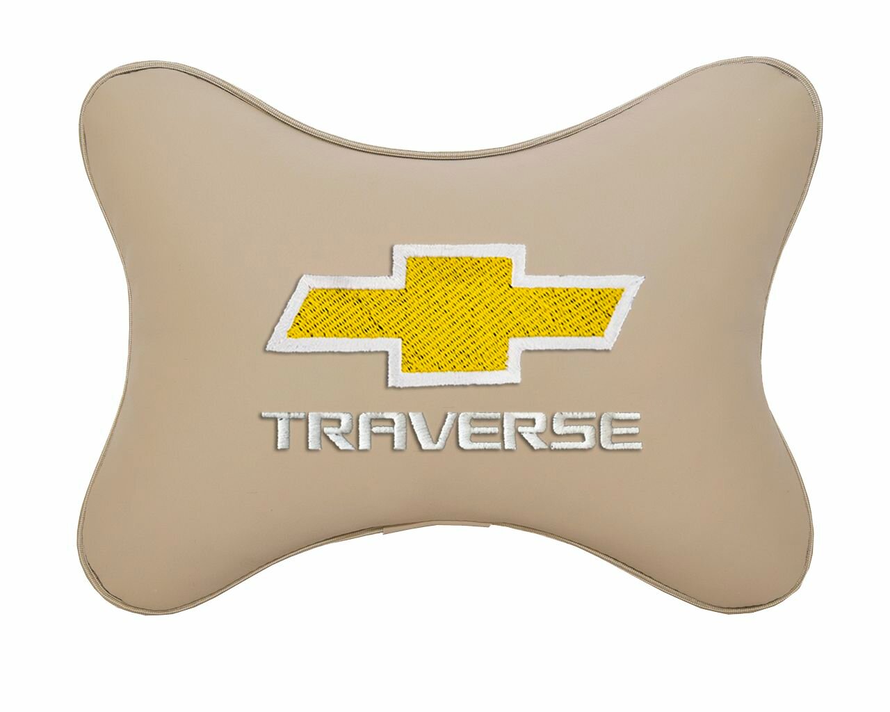 Подушка на подголовник бежевая экокожа CHEVROLET Traverse