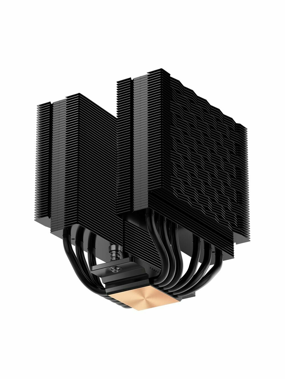 Кулер для процессора PCCooler RT620 BK, алюминиевый, 2 вентилятора, гидродинамический подшипник — фото 1