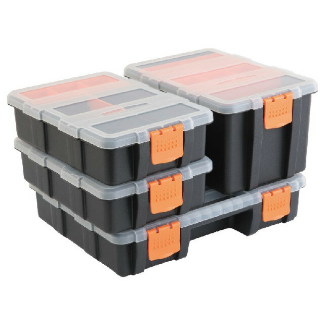 Набор органайзеров KENDO 4 предмета 220х155х60 мм - 2 шт; 220х155х120 мм - 1 шт; 220х290х60 мм - 1 шт.