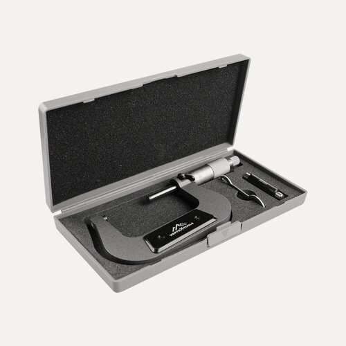 Изображение товара Микрометр механический 50-75 мм. 0,01 мм. VertexTools в кейсе