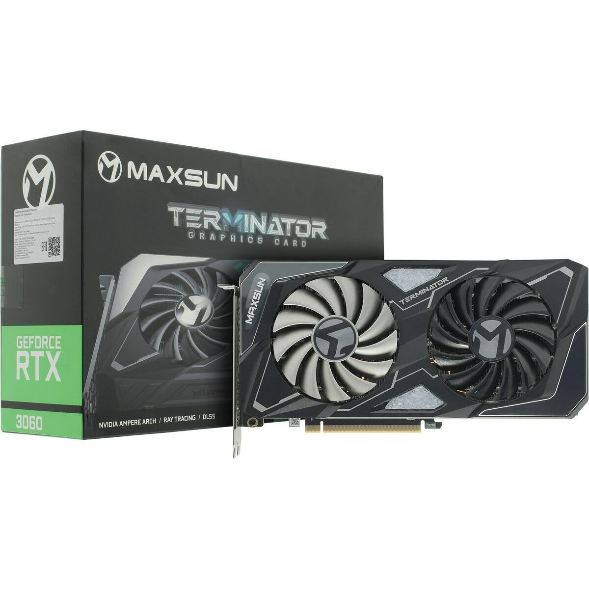 Видеокарта Maxsun Terminator RTX3060 Terminator 12G S1