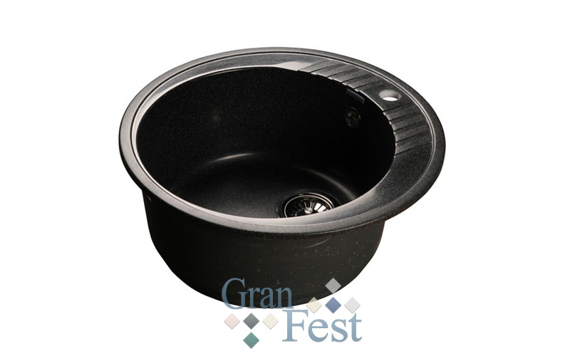 Кухонная мойка GranFest Rondo GF-R520 чёрный