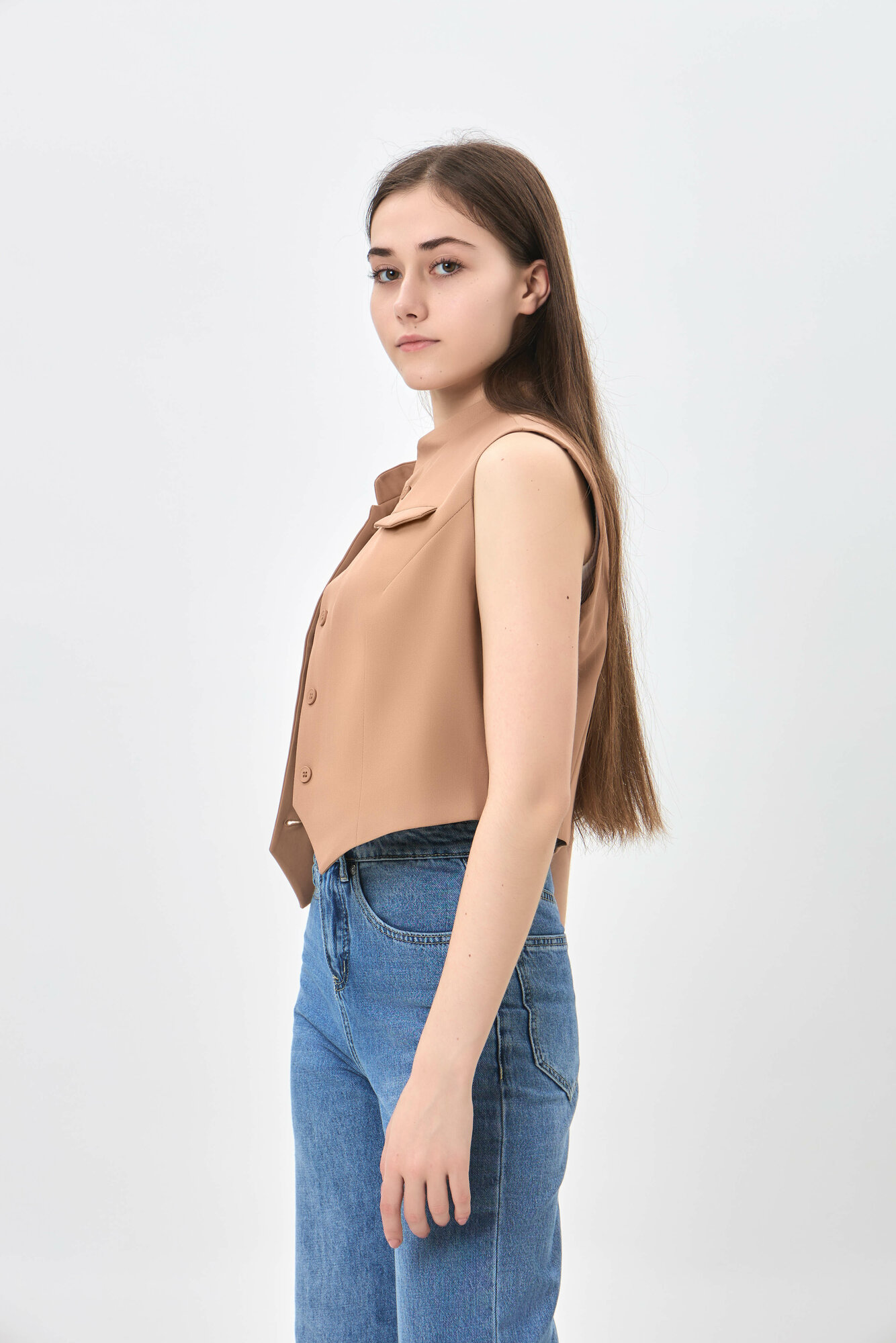 Жилет спортивный TERRA PRO, размер M, beige — фото 1