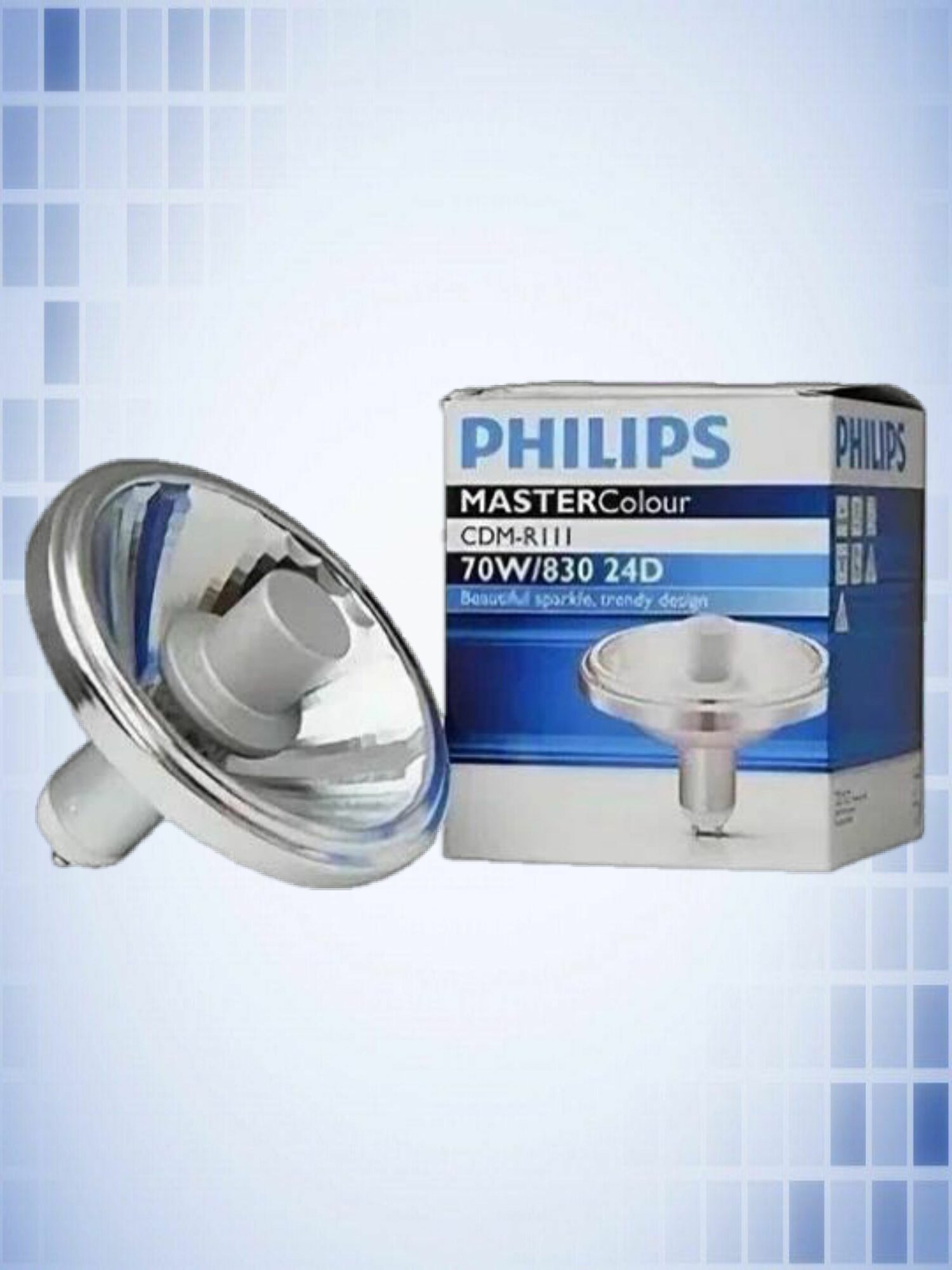 Лампа специальная Philips MASTER Colour CDM-R111 70W/830 24D