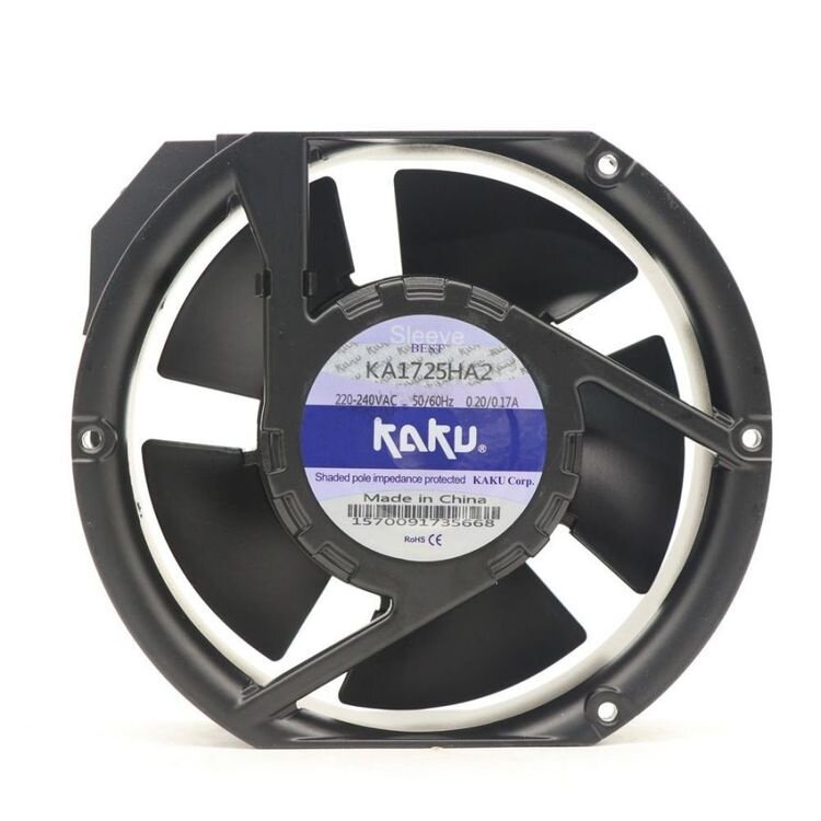 KAKU KA1725HA2 230V 30W металлический высокотемпературный шкаф охлаждая осевой вентилятор 172*150*51mm