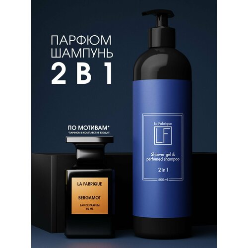 La Fabrique, Мужской шампунь для волос и гель для душа 2 в 1, 500 мл