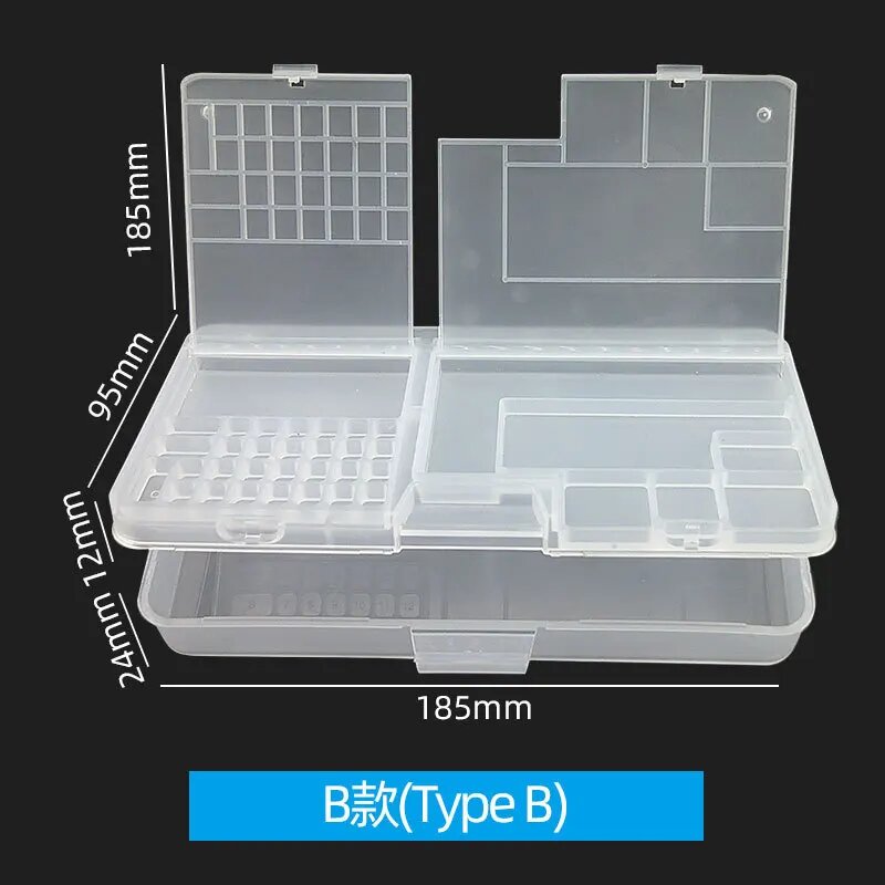 Прозрачный органайзер для электронных компонентов, type B
