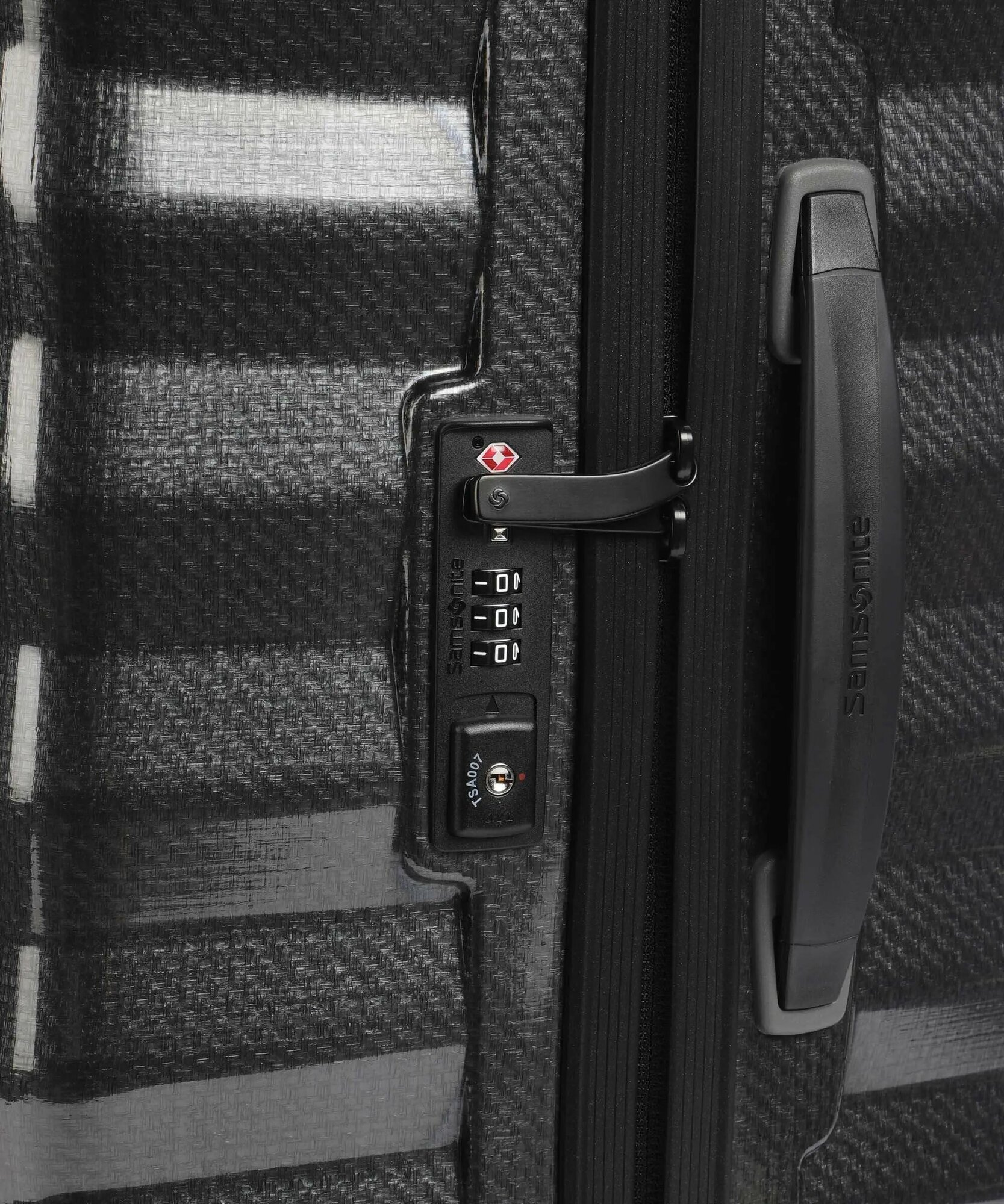 Чемодан Samsonite, 98 л, размер L, black — фото 1