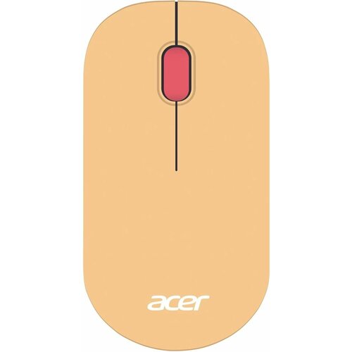 Мышь Acer OMR205 розовый/бежевый оптическая 1200dpi беспров. USB для ноутбука 3but (ZL. MCEEE.02L)